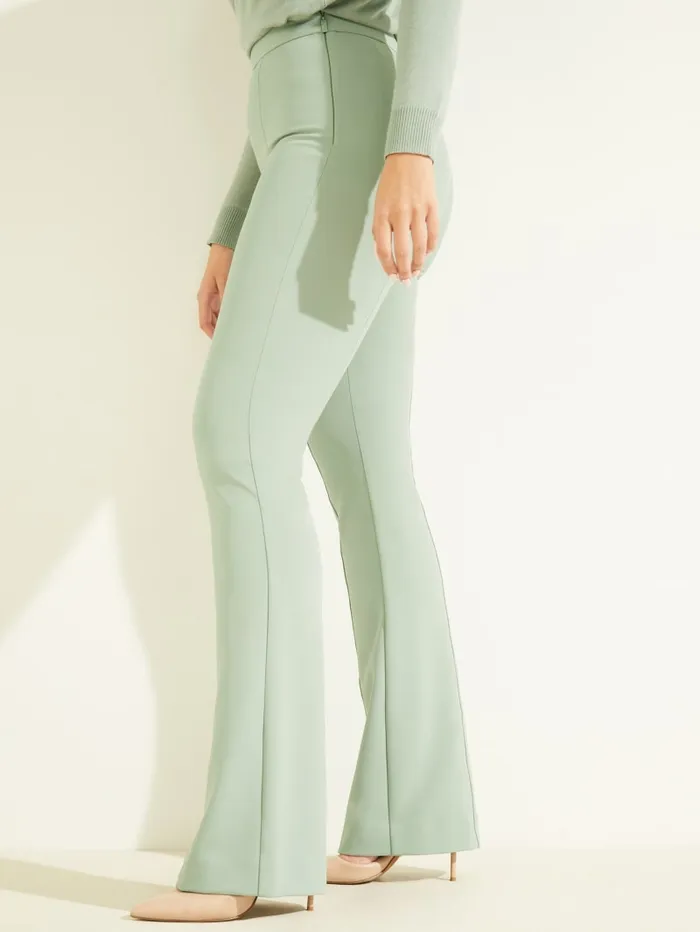 GUESS Bottoms Chloe Flared Pant Gray 8211 Women