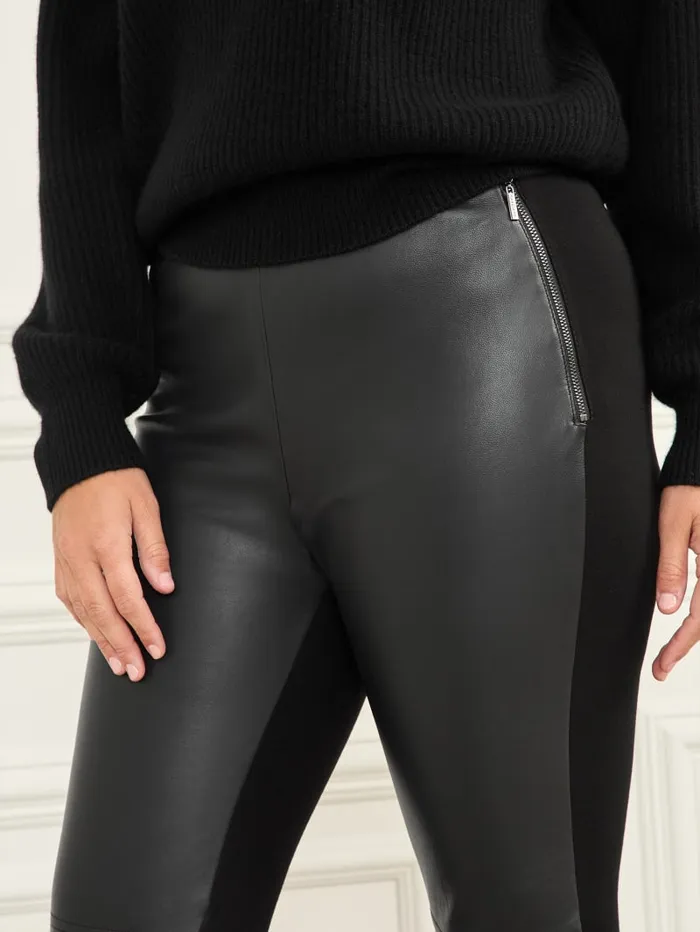 GUESS Bottoms Coy Leather HighRise Legging Black 8211 Women