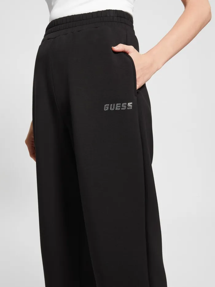 GUESS Bottoms Eco Cecilia Scuba Joggers Black 8211 Women