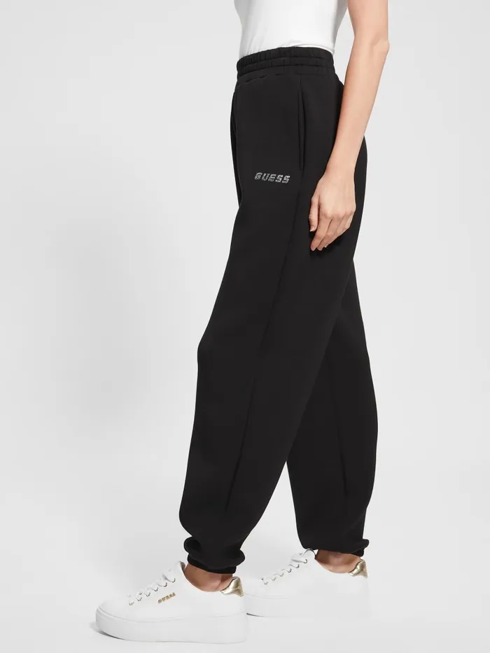 GUESS Bottoms Eco Cecilia Scuba Joggers Black 8211 Women