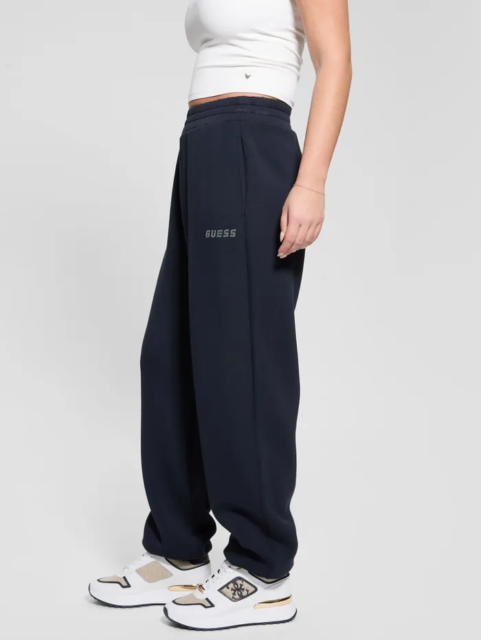 GUESS Bottoms Eco Cecilia Scuba Joggers Black 8211 Women