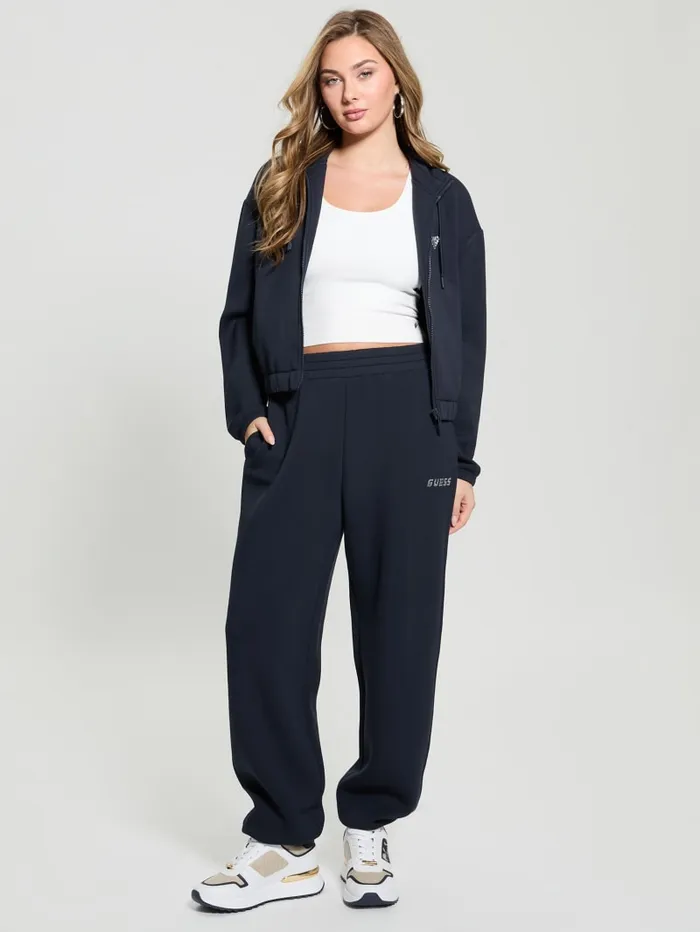 GUESS Bottoms Eco Cecilia Scuba Joggers Black 8211 Women