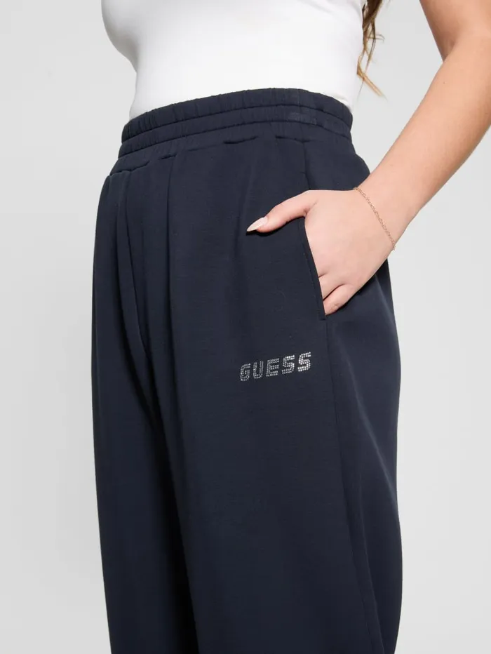 GUESS Bottoms Eco Cecilia Scuba Joggers Black 8211 Women
