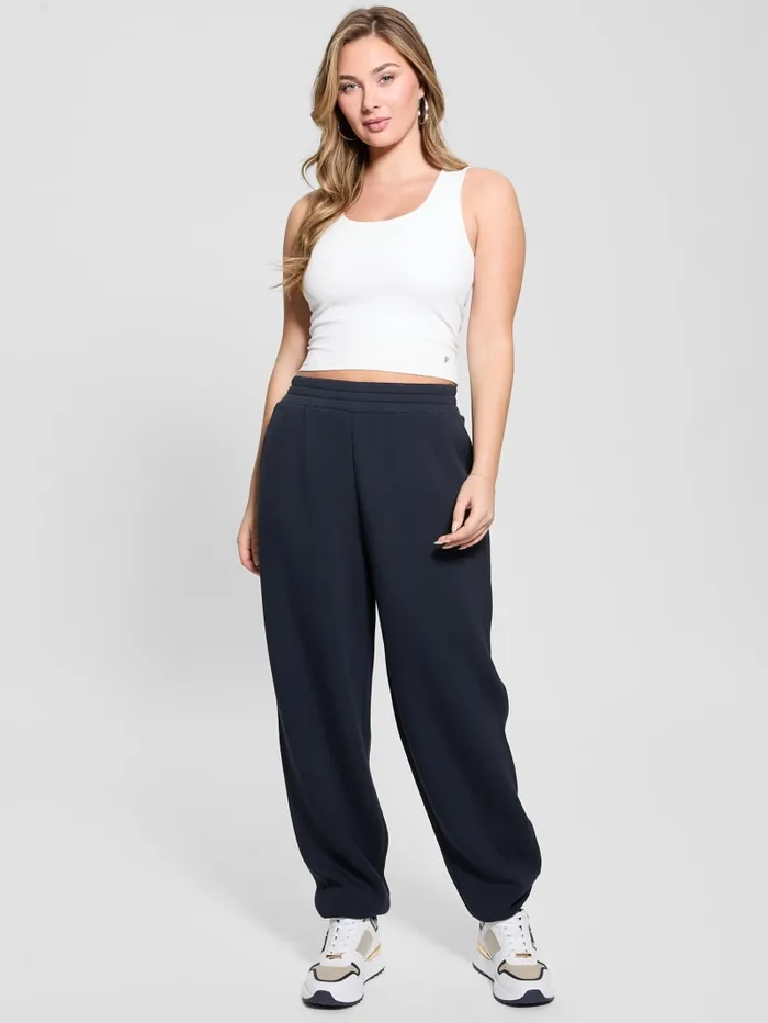 GUESS Bottoms Eco Cecilia Scuba Joggers Black 8211 Women