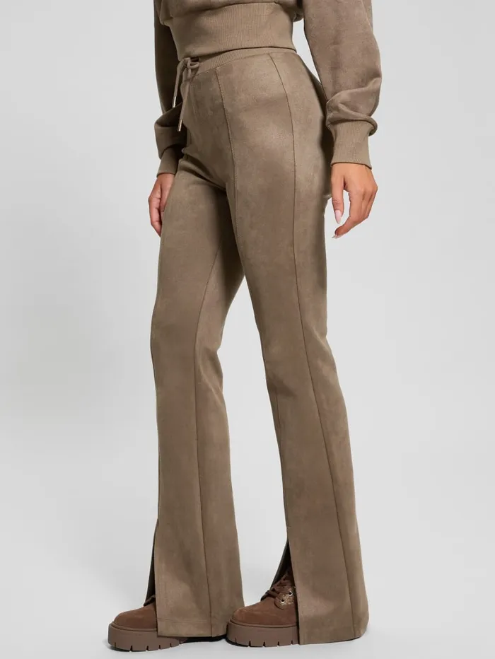 GUESS Bottoms Eco Sueded ScubaKnit Pants Black 8211 Women