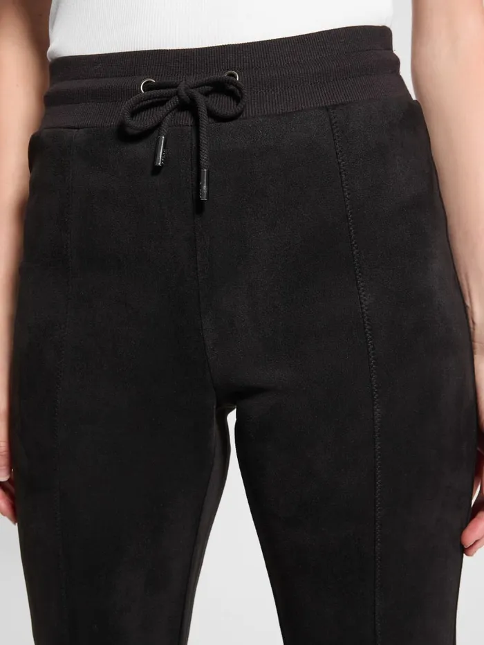 GUESS Bottoms Eco Sueded ScubaKnit Pants Black 8211 Women