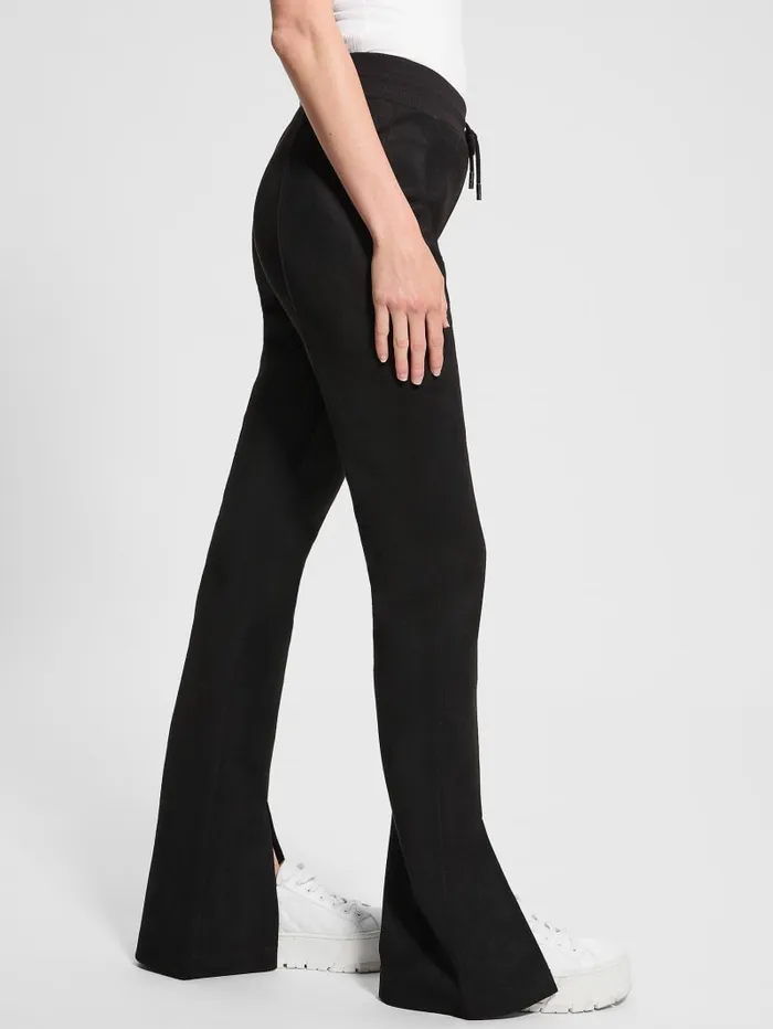 GUESS Bottoms Eco Sueded ScubaKnit Pants Black 8211 Women