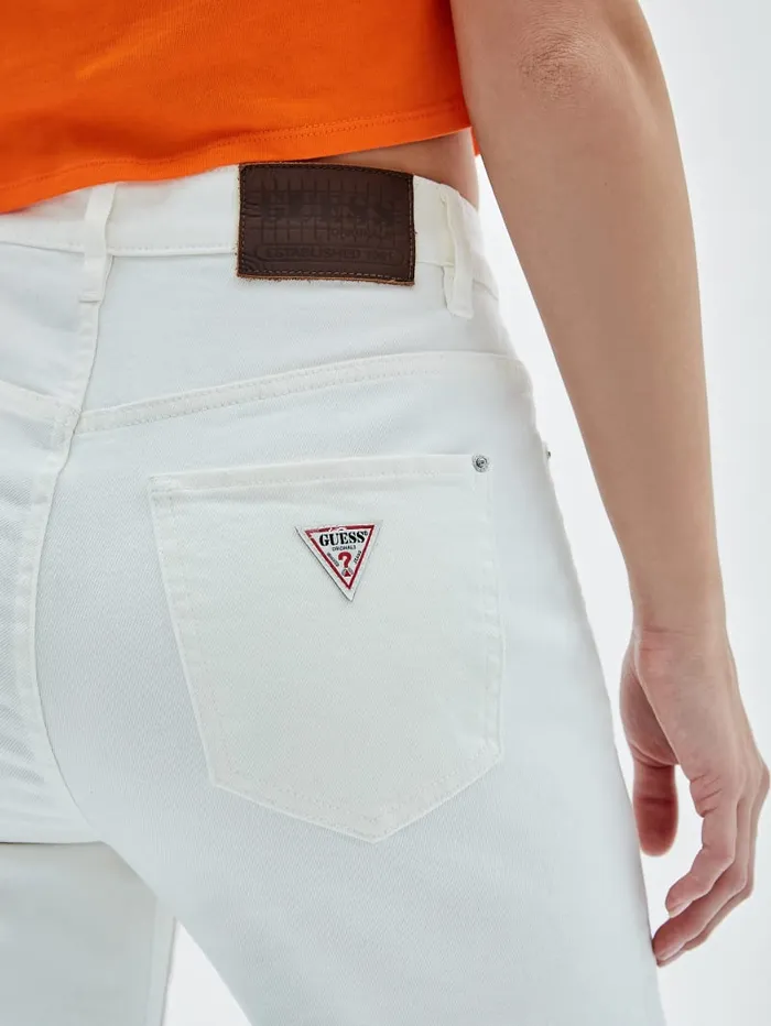 GUESS Bottoms Originals Kit Mom Jeans White 8211 Women