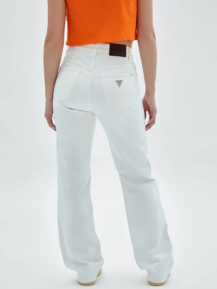 GUESS Bottoms Originals Kit Mom Jeans White 8211 Women