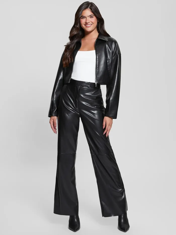 GUESS Bottoms Vixen FauxLeather Pants Black 8211 Women