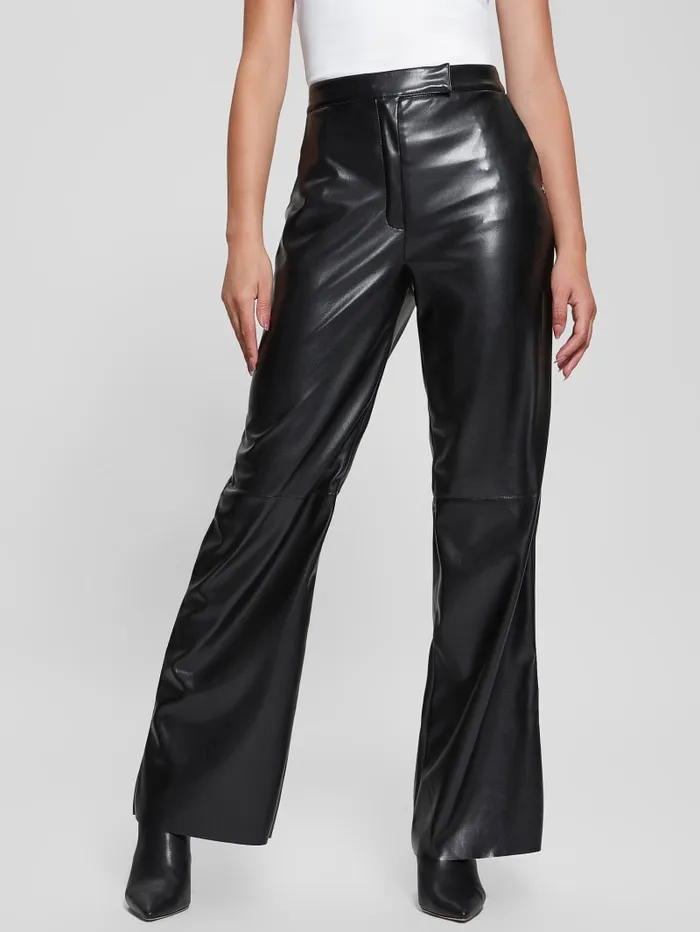 GUESS Bottoms Vixen FauxLeather Pants Black 8211 Women
