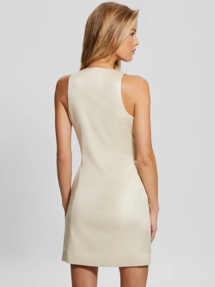 GUESS Dresses and Jumpsuits Ava Vest Dress Beige 8211 Women