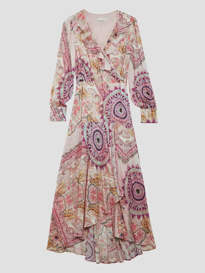 GUESS Dresses and Jumpsuits Monique Printed Dress Pink 8211 Women