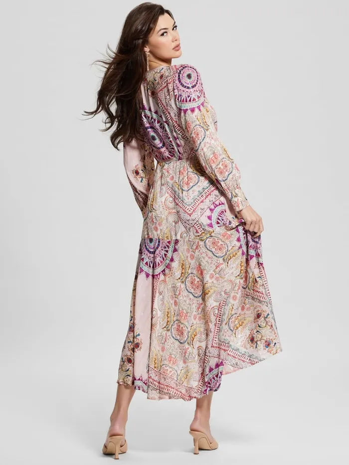 GUESS Dresses and Jumpsuits Monique Printed Dress Pink 8211 Women