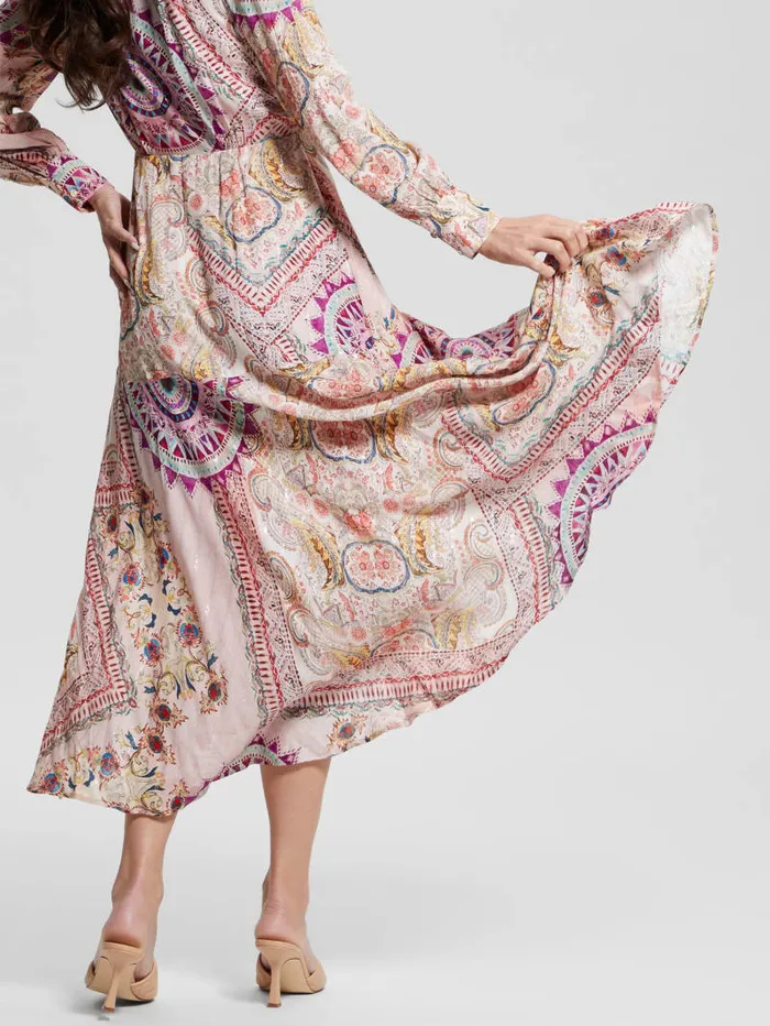 GUESS Dresses and Jumpsuits Monique Printed Dress Pink 8211 Women
