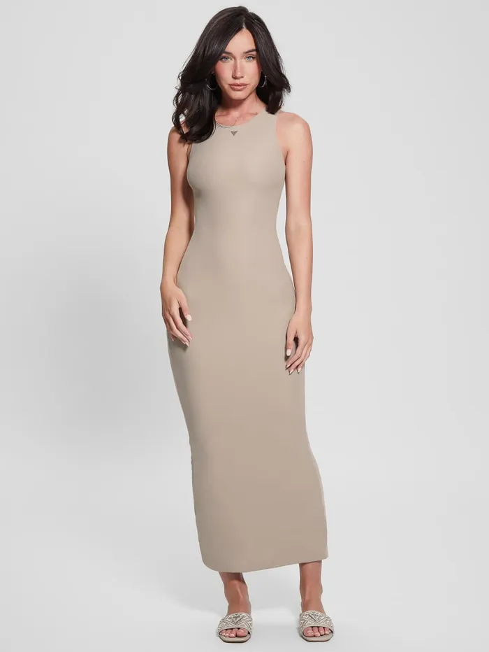 GUESS Dresses and Jumpsuits Tank Maxi Dress Beige 8211 Women