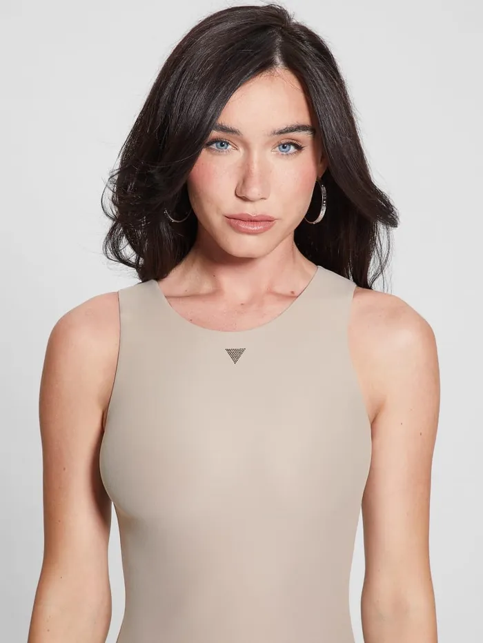GUESS Dresses and Jumpsuits Tank Maxi Dress Beige 8211 Women