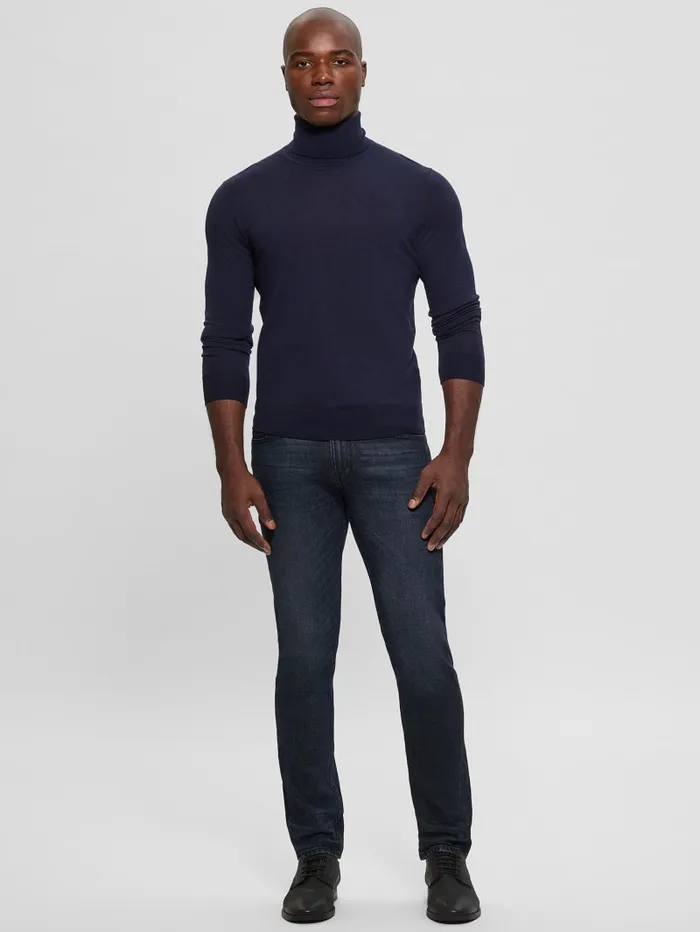 GUESS Essentials Shop Fred Wool Turtleneck Sweater Gray 8211 Men