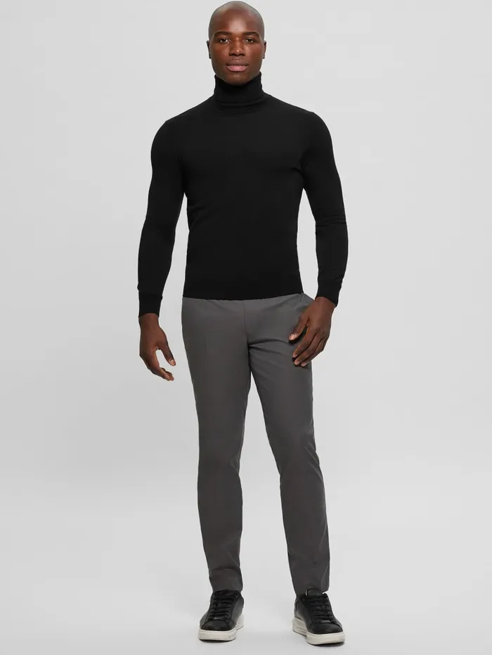 GUESS Essentials Shop Fred Wool Turtleneck Sweater Gray 8211 Men