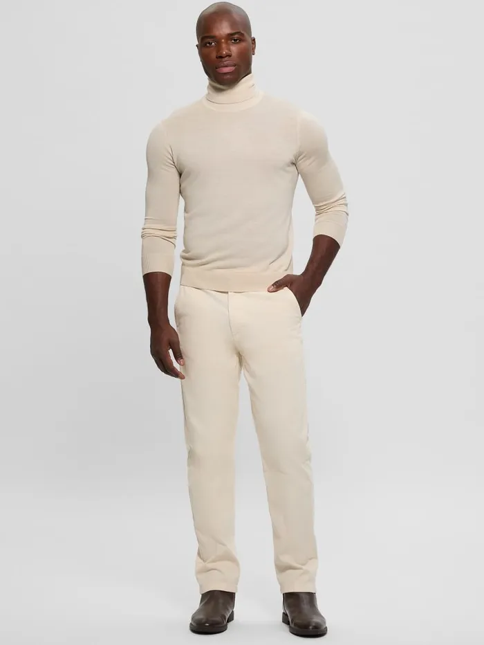 GUESS Essentials Shop Fred Wool Turtleneck Sweater Gray 8211 Men