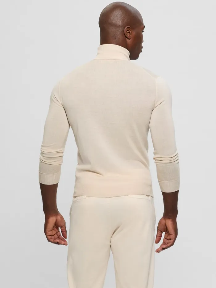 GUESS Essentials Shop Fred Wool Turtleneck Sweater Gray 8211 Men