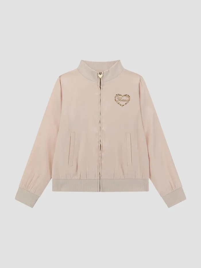 GUESS Gifts For Kids Satin Active Jacket 716 Pink 8211 Kids