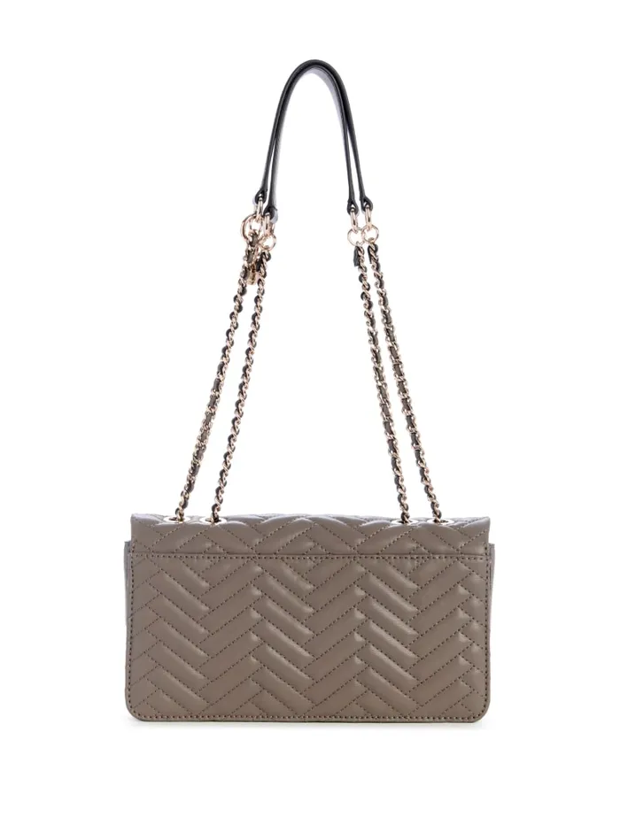 GUESS Handbags Anning Woven Convertible Crossbody Green 8211 Women