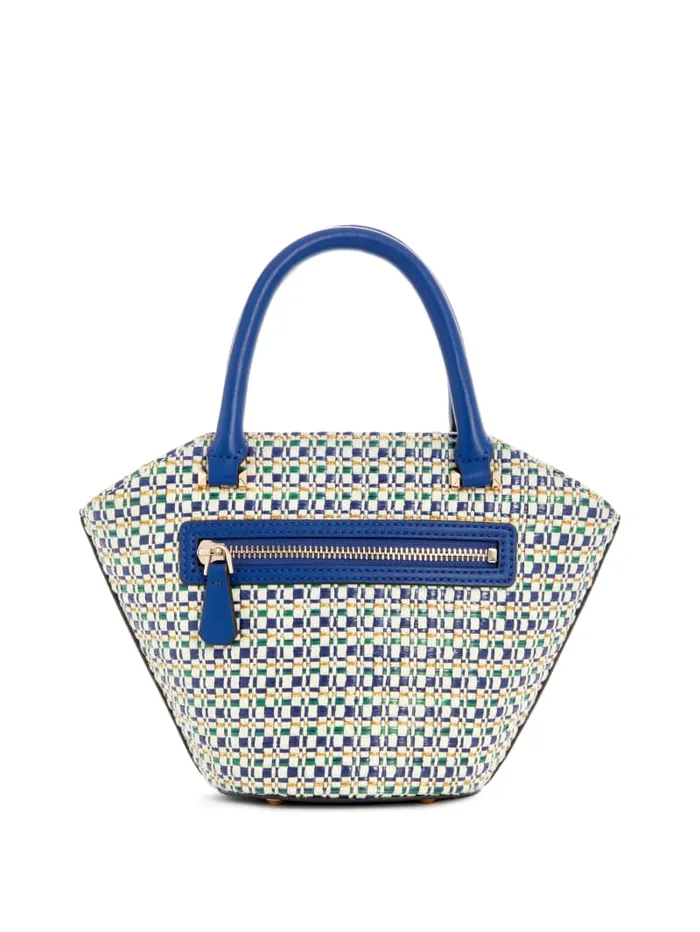 GUESS Handbags Beauvoir Mini Tote Blue 8211 Women