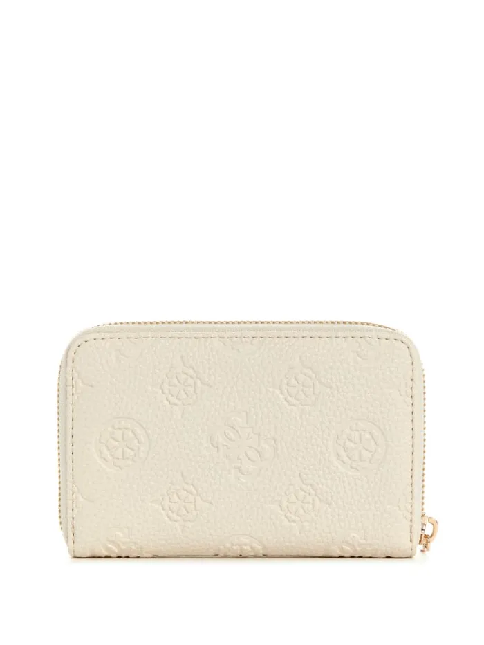 GUESS Handbags Cresidia Medium ZipAround Wallet White 8211 Women