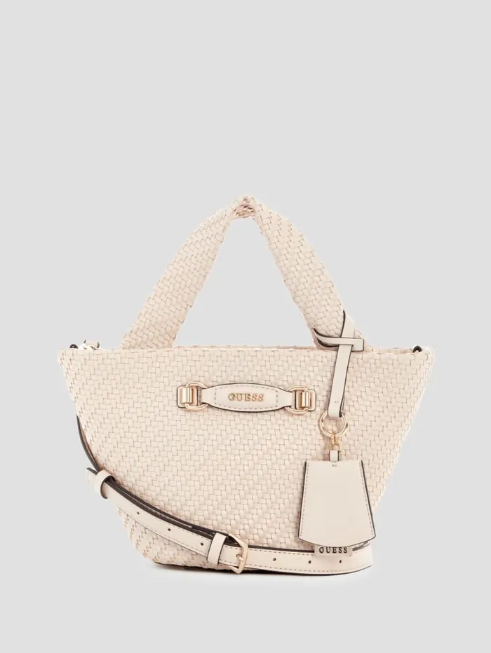 GUESS Handbags Francy Mini Tote Green 8211 Women