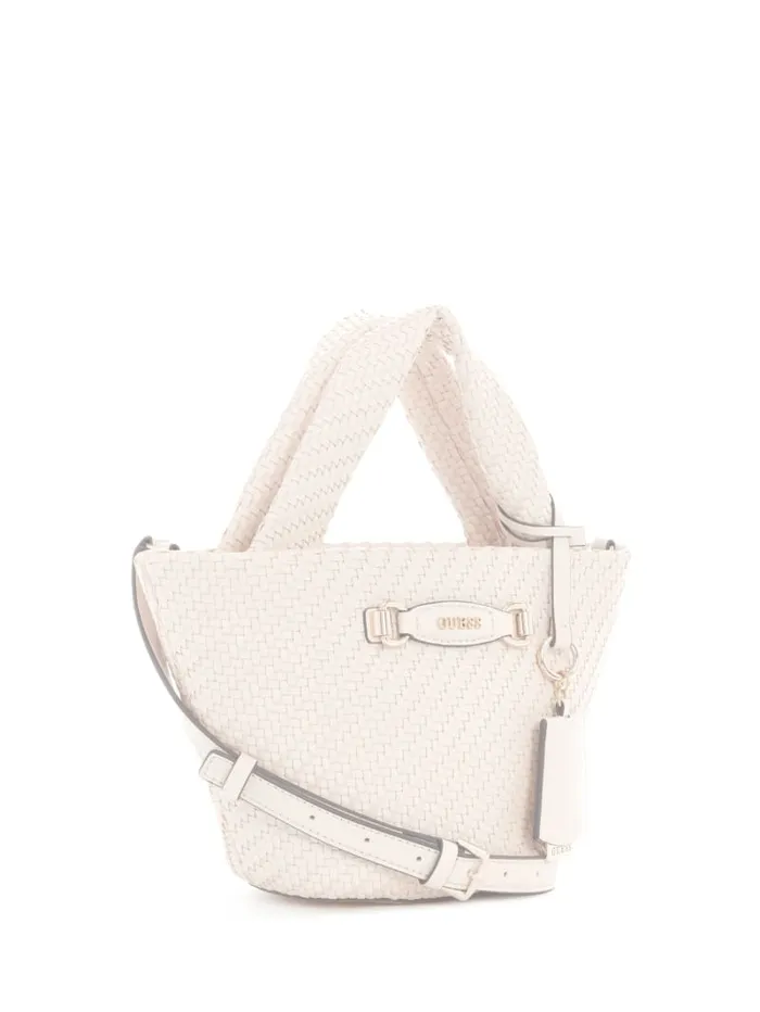 GUESS Handbags Francy Mini Tote Green 8211 Women