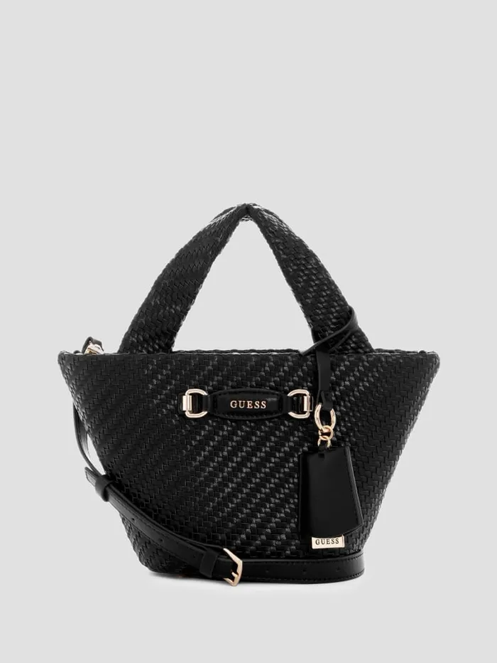GUESS Handbags Francy Mini Tote Green 8211 Women