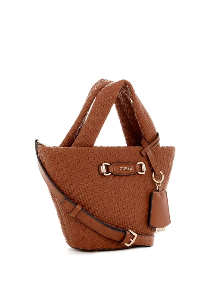 GUESS Handbags Francy Mini Tote Green 8211 Women