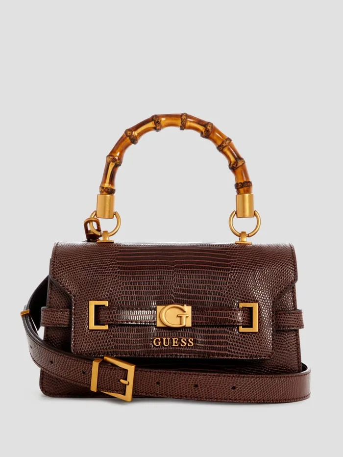 GUESS Handbags Sibel TopHandle Flap Bag Green 8211 Women