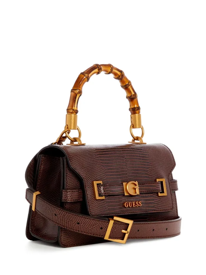 GUESS Handbags Sibel TopHandle Flap Bag Green 8211 Women