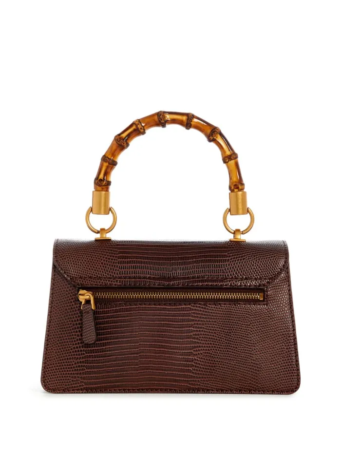 GUESS Handbags Sibel TopHandle Flap Bag Green 8211 Women