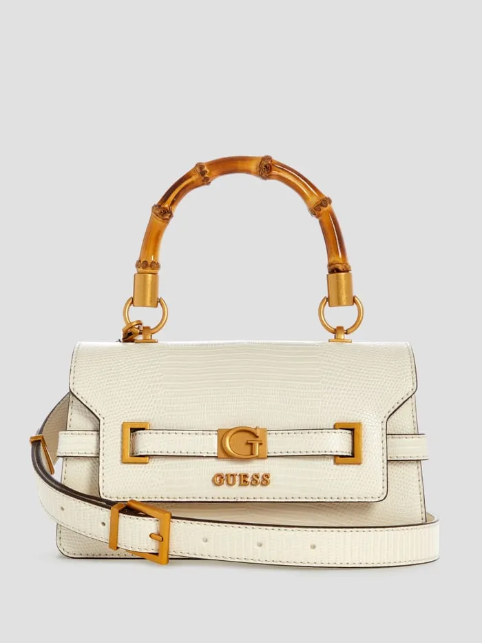 GUESS Handbags Sibel TopHandle Flap Bag Green 8211 Women