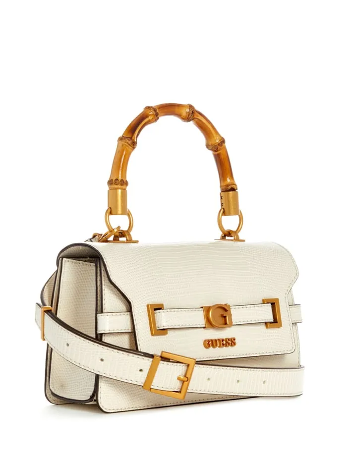 GUESS Handbags Sibel TopHandle Flap Bag Green 8211 Women