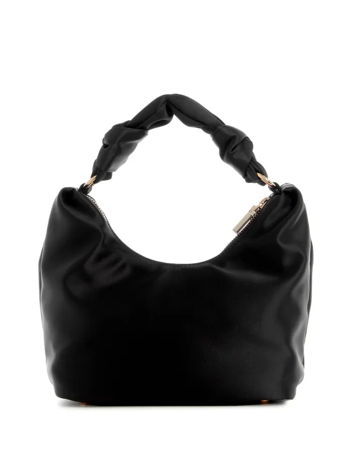 GUESS Handbags Velina Satin Hobo Bag Orange 8211 Women