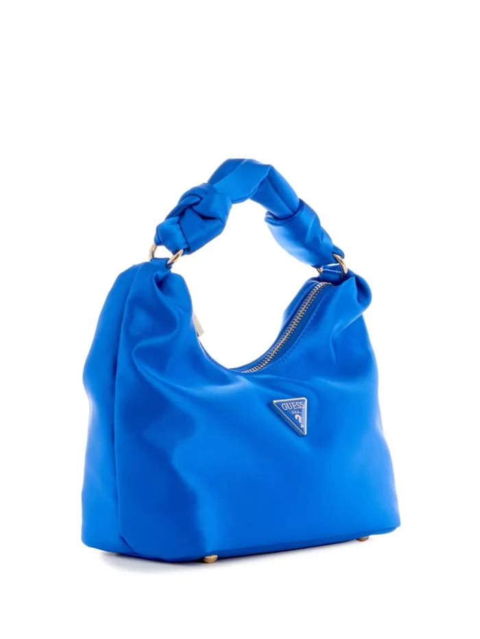 GUESS Handbags Velina Satin Hobo Bag Orange 8211 Women