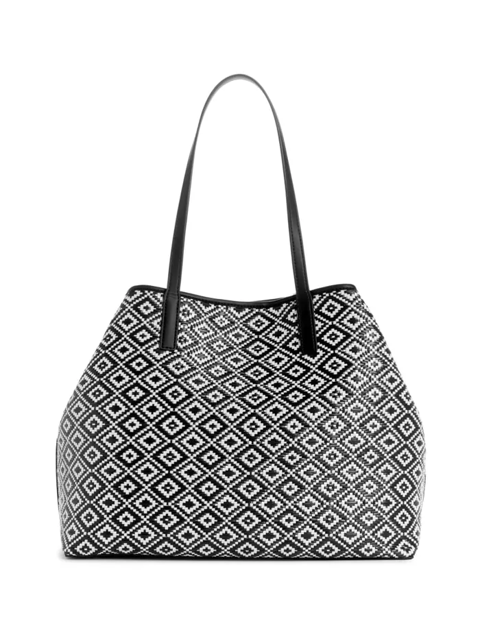 GUESS Handbags Vikky Straw Tote Set Brown 8211 Women