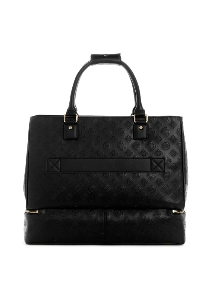 GUESS Handbags Wilder BottomZip Shopper Tote Black 8211 Women