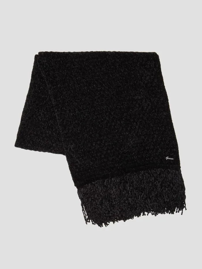 GUESS Hats and Scarves Eco Talia Chenille Scarf Red 8211 Women