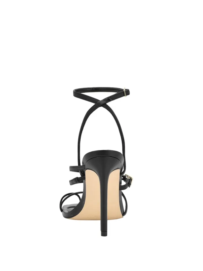 GUESS Heels Bolten Strappy Stiletto Heels Black 8211 Unisex