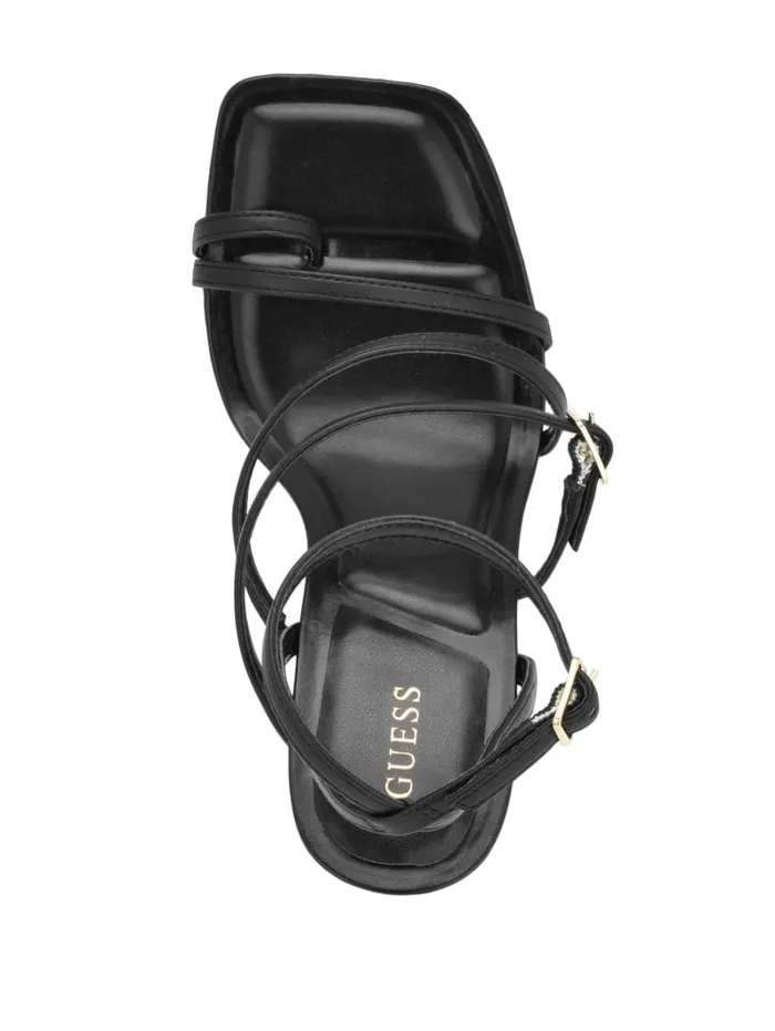 GUESS Heels Bolten Strappy Stiletto Heels Black 8211 Unisex