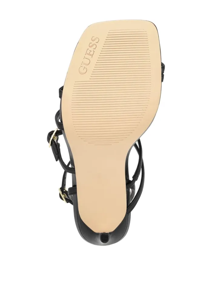GUESS Heels Bolten Strappy Stiletto Heels Black 8211 Unisex