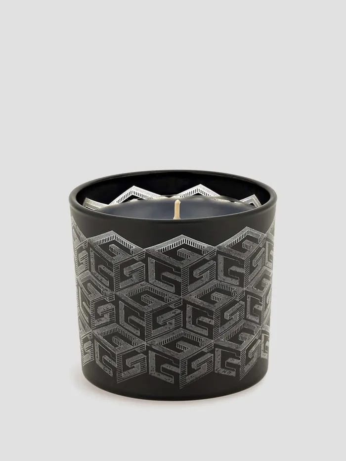 GUESS Home LaserCut G Cube Candle Green 8211 Women