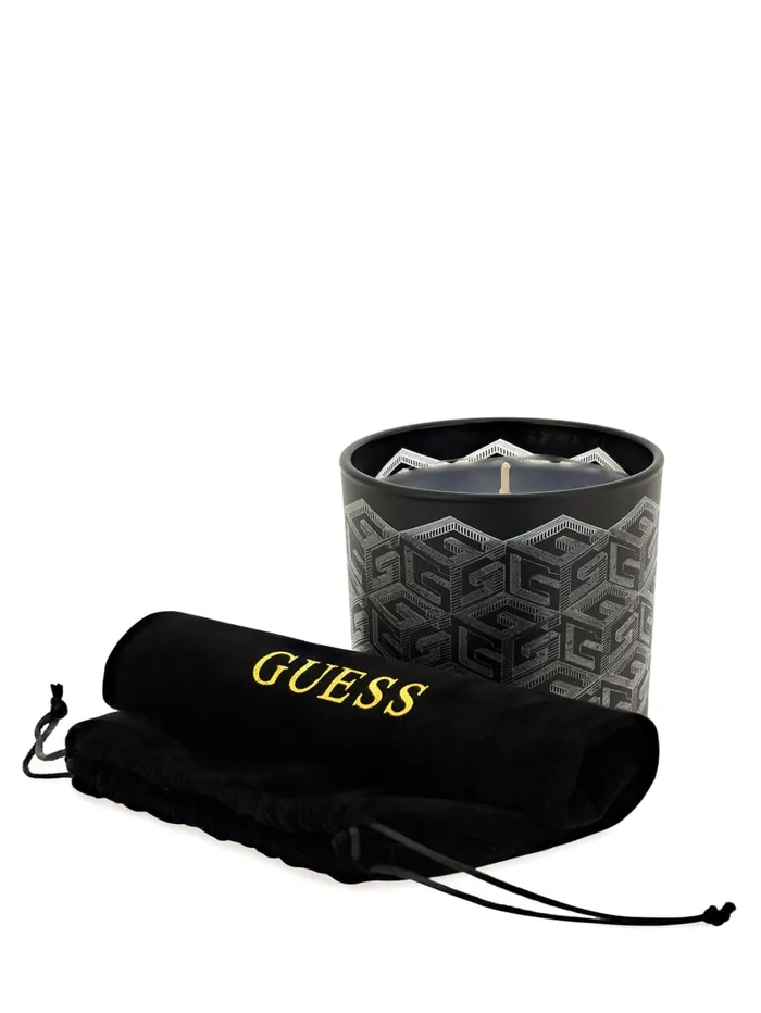 GUESS Home LaserCut G Cube Candle Green 8211 Women