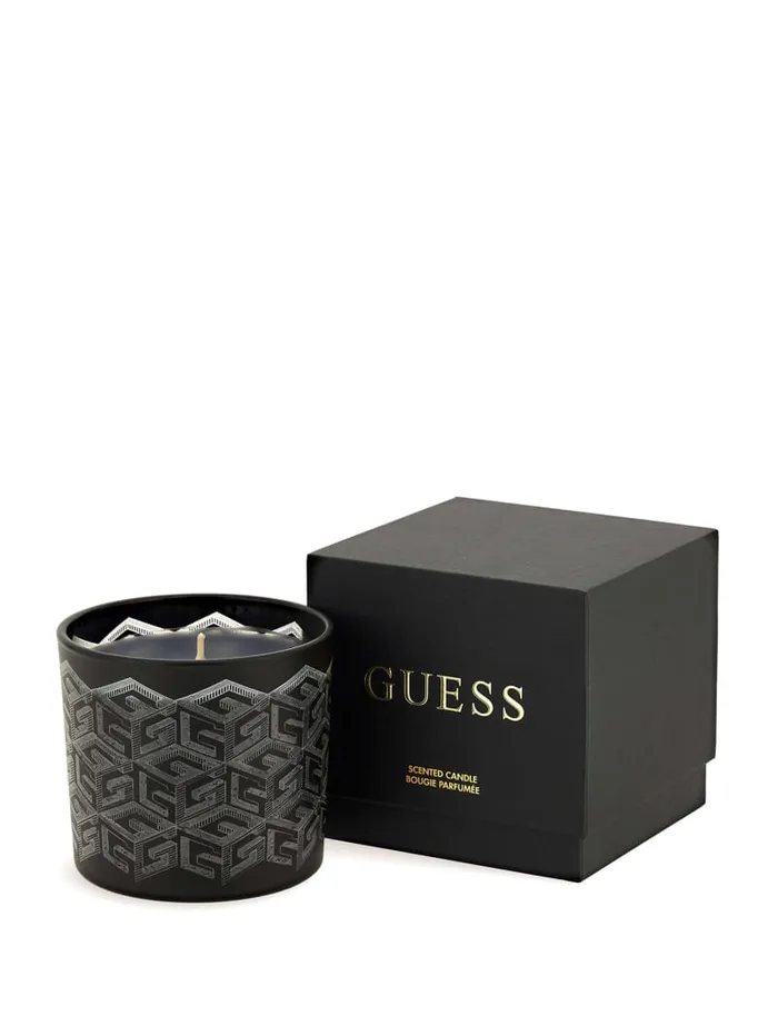 GUESS Home LaserCut G Cube Candle Green 8211 Women