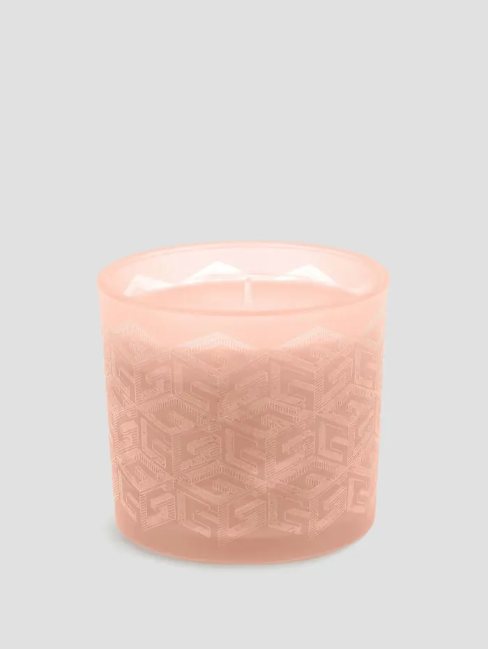 GUESS Home LaserCut G Cube Candle Green 8211 Women